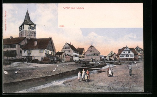 Winterbach ansichtskarte - winterbach,,
