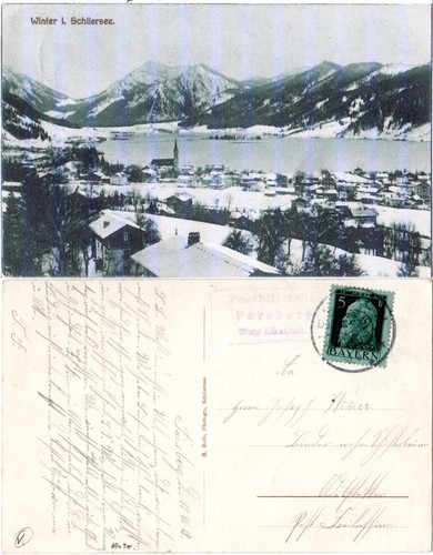 Bayern 1913 posthilfstelle - bayern,