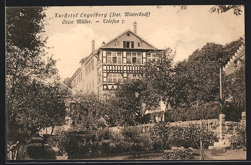 Ansichtskarte winterbach - ansichtskarte,
