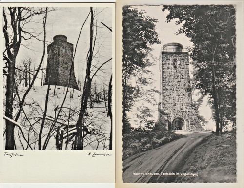 Taufstein zwei ak - +,