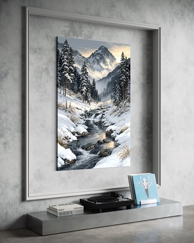 Winter leinwand bild modern - winter,